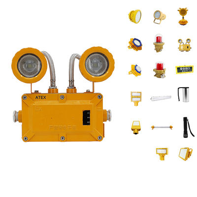 ποιότητας  Hot Sale Ip66 Proof Emergency Light Explosion Proof Explosive Lamp, Atex Lighting Led Emergency Explosion Proof Double Head Light εργοστάσιο